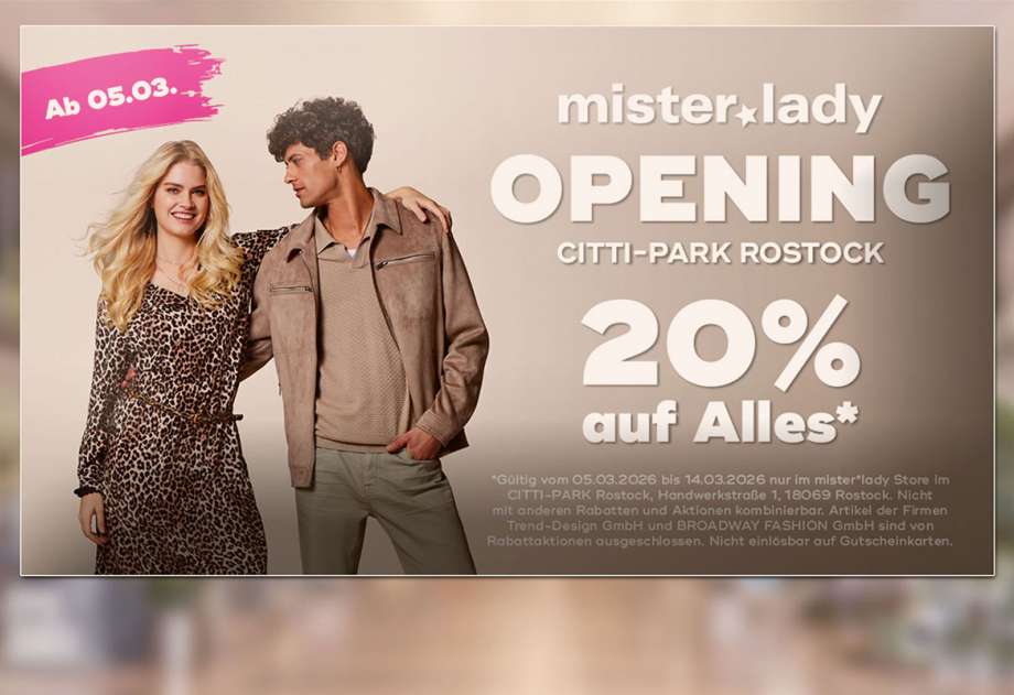 Neueröffnung: mister*lady